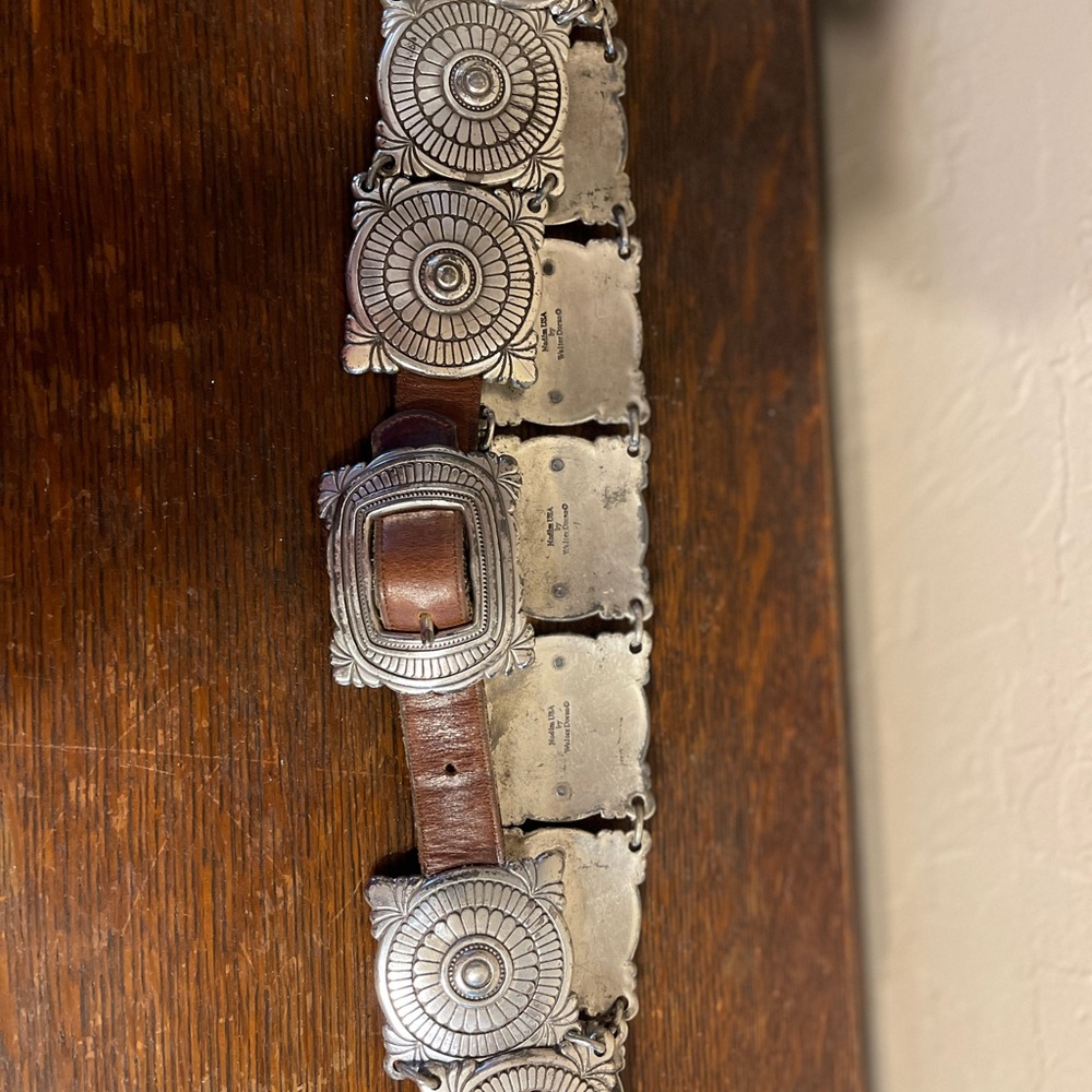 Vintage 90’s Lady Nadim Concho Belt (small) Walt Doren - Santa Fe